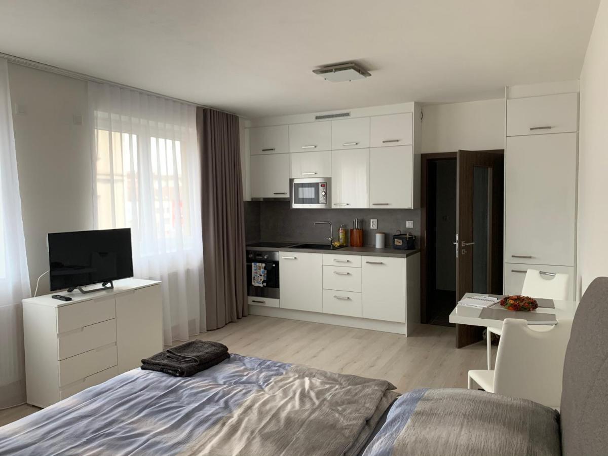 Modern Apartment In The City Center Plzen Bagian luar foto